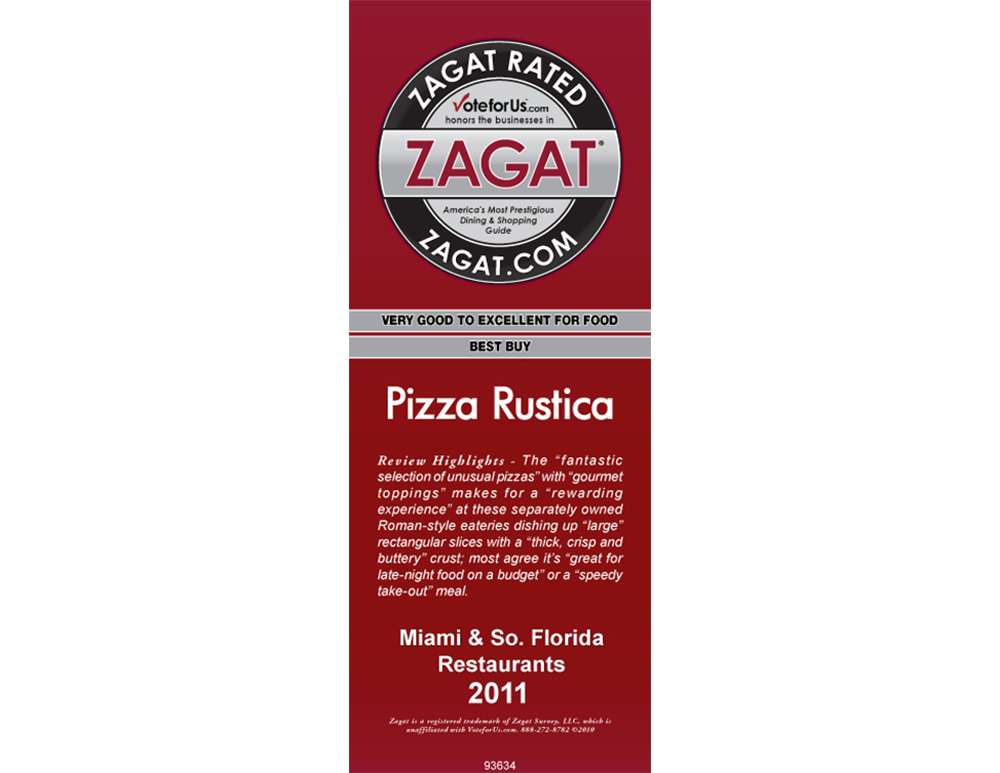 Press awards Pizza Rustica